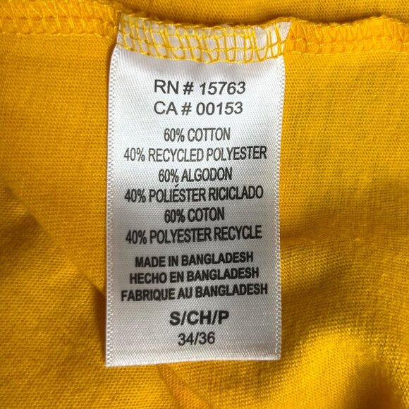 NHL Womens Pittsburgh Penguins Long Sleeve Tshirt Yellow Size Small - Picture 7 of 8